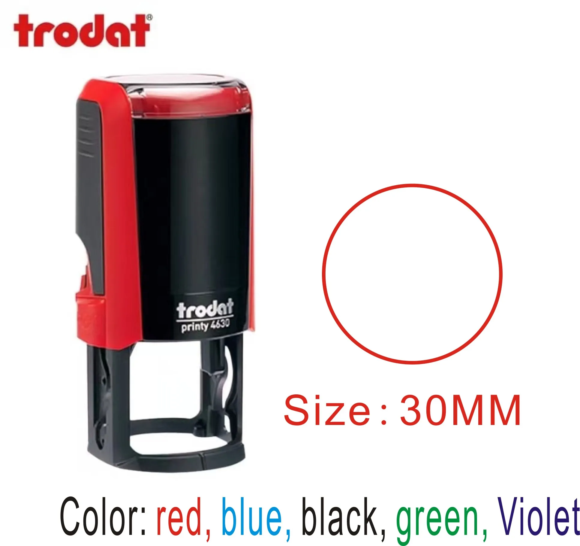 Por qué el sello de texto Trodat Zhuo da 4630 es la mejor opción para profesores, enfermeras y supervisores en entornos profesionales