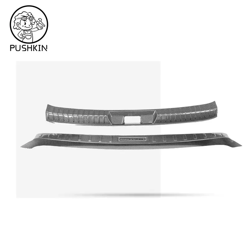 Rear Trunk Bumper Guard Cover Sticker Boot Plate With logo For BYD Seal U SEALION 6 Car Style Protector Decoration Accessories