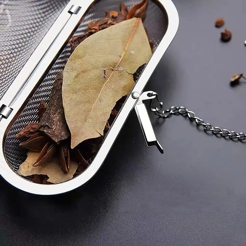 

2pcs Stainless Steel Infuser Set Fine Mesh Loose Leaf Tea Strainer For Home Office Reusable Tea Filter Kitchen Bar Tools