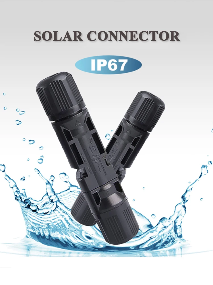 

1/5/10/20/50 Pairs Solar Connector Male Female 30A Solar Panel Branch Connectors for PV Cable 2.5/4/6mm2 IP67 Solar