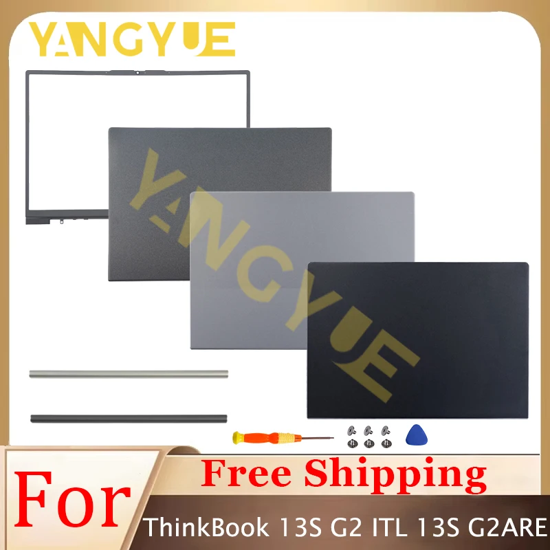 

New Laptop Case LCD Back Cover/Front Bezel/Palmrest /Bottom Case Silver Gray For Thinkbook K3-itl K3-ACN 13S G2 2021 2020