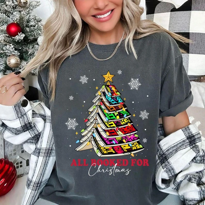 Dungeon Crawler Carl Christmas Tree Sweatshirt, Sci-fi Books Shirt, Christmas Book Tree Sweatshirt