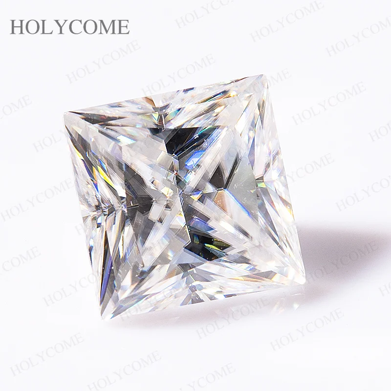 

Real 100% Moissanite Stone D Color 0.15-5ct Princess Cut Factory Wholesale Loose Gemstones Fine Jewelry Making DIY Design