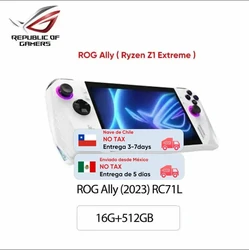 ASUS ดั้งเดิม ROG Ally 7นิ้ว120Hz FHD IPS คอนโซลเกมมือถือ AMD Ryzen Z1สุดขีดวิดีโอเกมคอนโซลย้อนยุค512GB Win 11