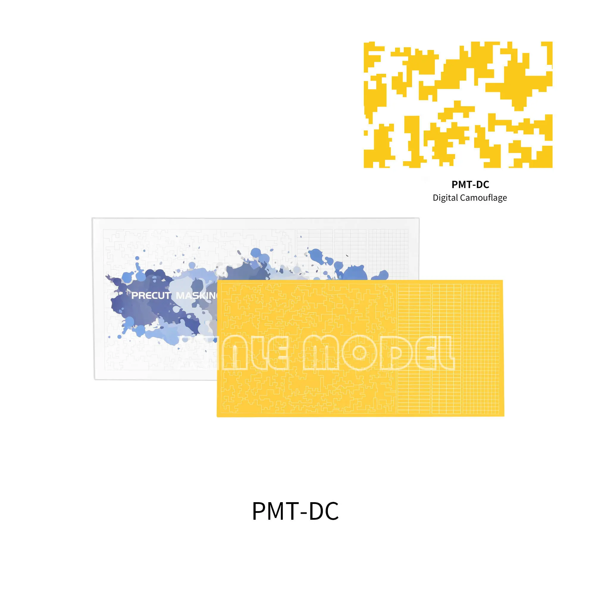 DSPIAE PMT-H03-H09 プレカットマスキングテープ、多機能カバー紙、組み立てモデル着色ホビーツール DIY