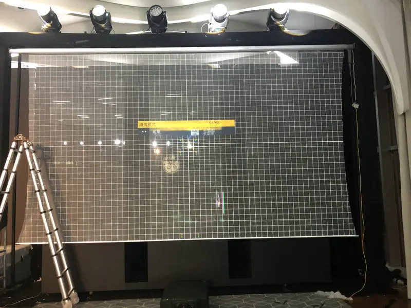 1M Fast Tubular Motor Ultra Wide Door Width Electric Curtain Electric Holographic Gray Projection Screen Lifting Scroll Screen