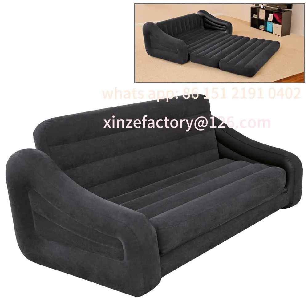 

Lazy inflatable sofa thickened household double portable sofa bed backrest mattress enlarged air mattress bed