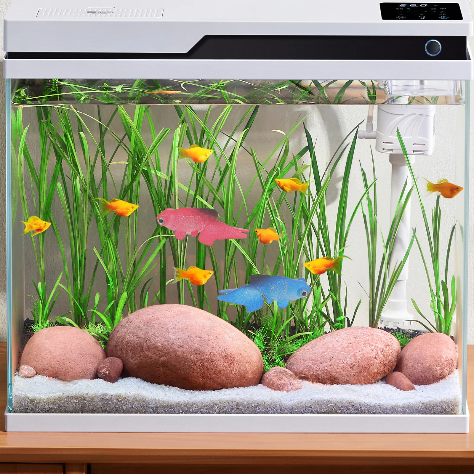 

3Pcs Durable Silicone Fake Goldfish Artificial Fish Tank Decorations Aquarium Decor Fish Tank Decorations Aquarium Decor