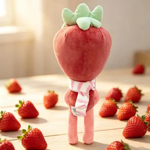 Sprout Deluxe Plush Toy Cartoon Dandy Ice Cream Strawberry Cupcake Stuffed Doll Game Peripheral Home Decorate Game Collectors