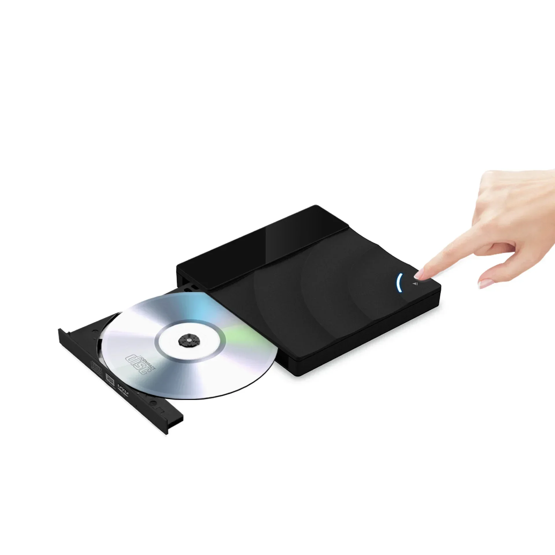 محمول نحيف عالي السرعة USB 3.0 CD DVD +/-RW مشغل الموقد الكاتب إعادة الكتابة لأجهزة الكمبيوتر المحمول سطح المكتب محرك أقراص DVD الخارجية