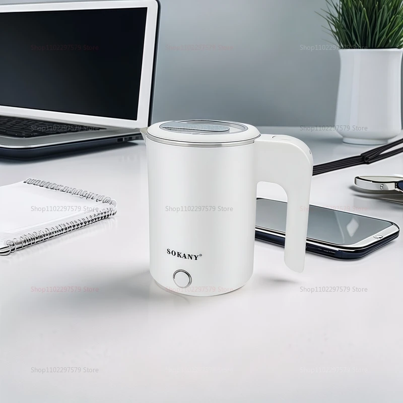 500MLステンレス製携帯用湯沸かしポット、ホテル、家族旅行、キッチン、スマートケトルポット、旅行用電気ケトル、お茶、コーヒー用