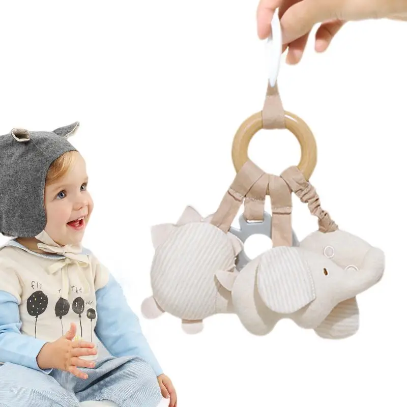 

Crib Mobile Rattle Toy Stroller Rattle Pendant Machine Washable Travel Crib Activity Toy Stroller Comfort Toy Organic Cotton Boy