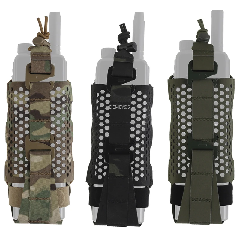 

Тактический чехол для радио, универсальный охотничий радиоприемник, рация, сумка для хранения страйкбола, пейнтбола, боевые чехлы Molle, сумка для переговорного устройства