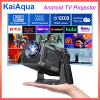 KaiAqua 4K Android 11 Projector Native 1080P 390ANSI HY320 Dual Wifi6 BT5.0 1920*1080P Cinema portable Projetor upgrated HY300