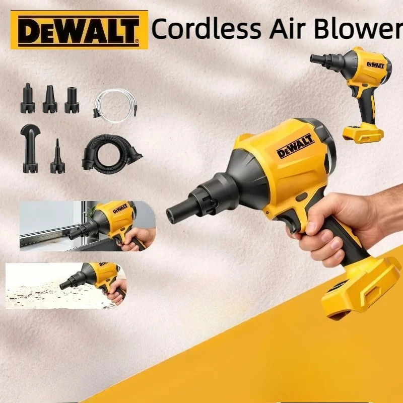 

Беспроводной воздуходув Dewalt с бесщеточным двигателем, пистолет для удаления пыли с насадками, многофункциональный пылесос-надуватель 18В - 20В