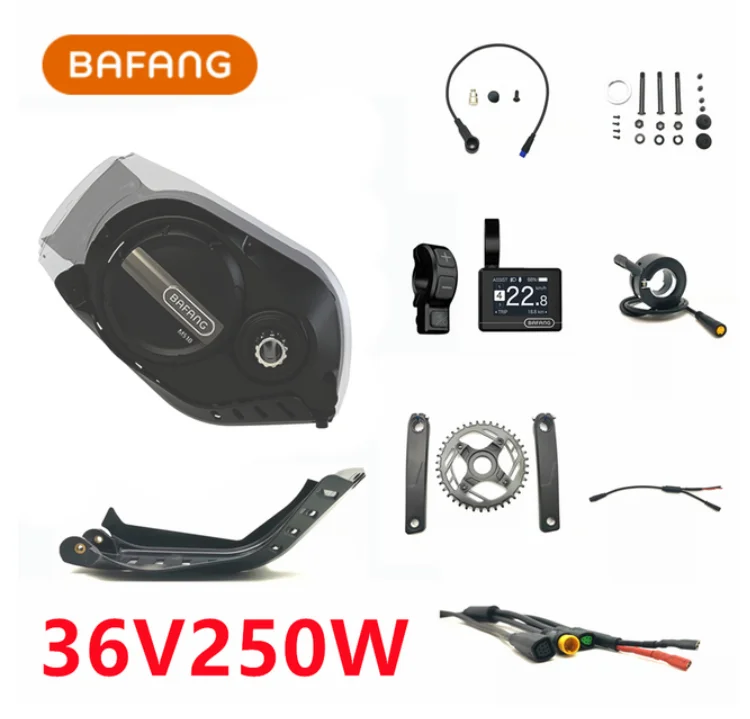 BaFang-8Fun Torque Motor Conversion Kit, Colorful Display, M510, G522 -36V, 43V, 48V, 250W, DPC240