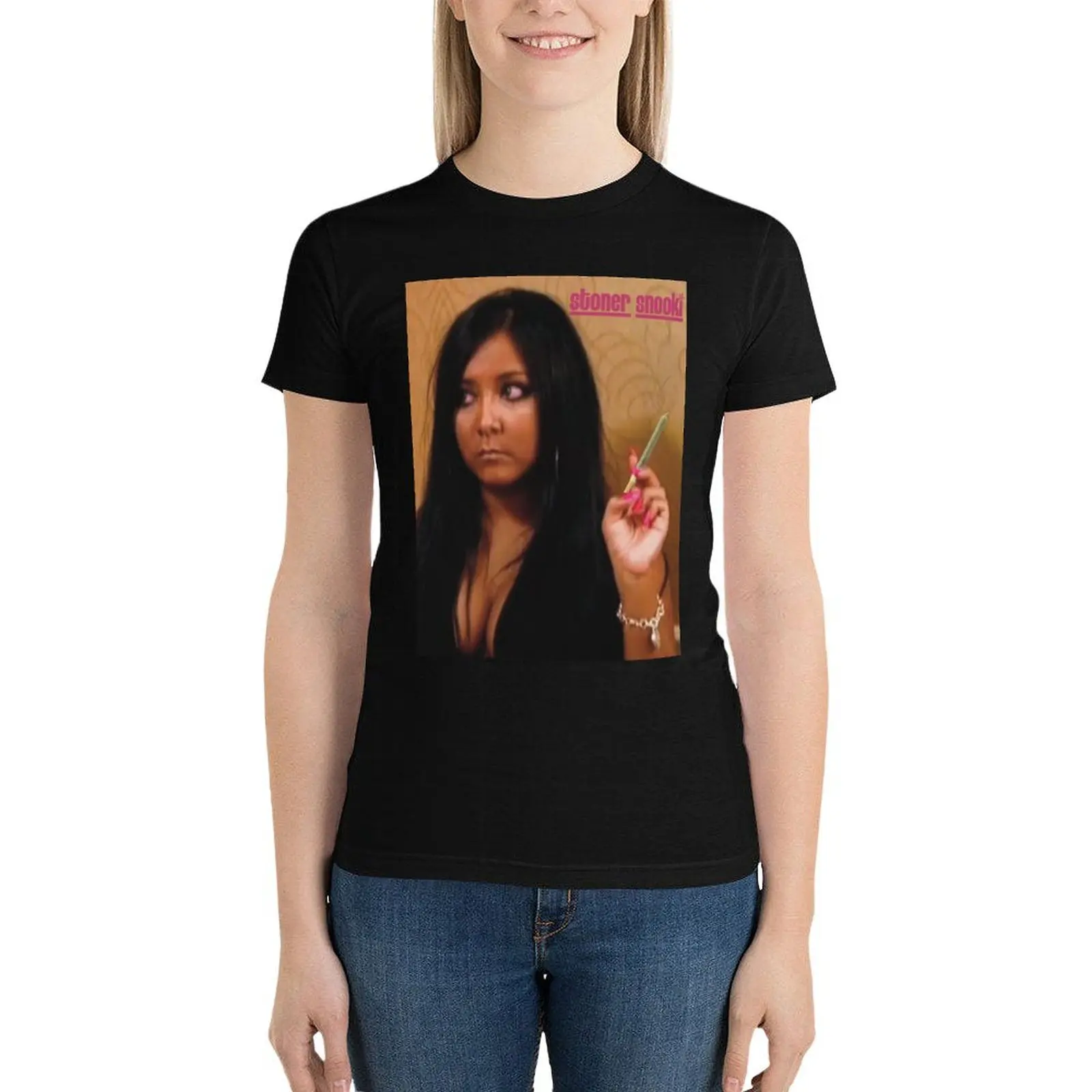 snooki stoner T-Shirt hippie clothes Aesthetic clothing t-shirt dress for Women plus size