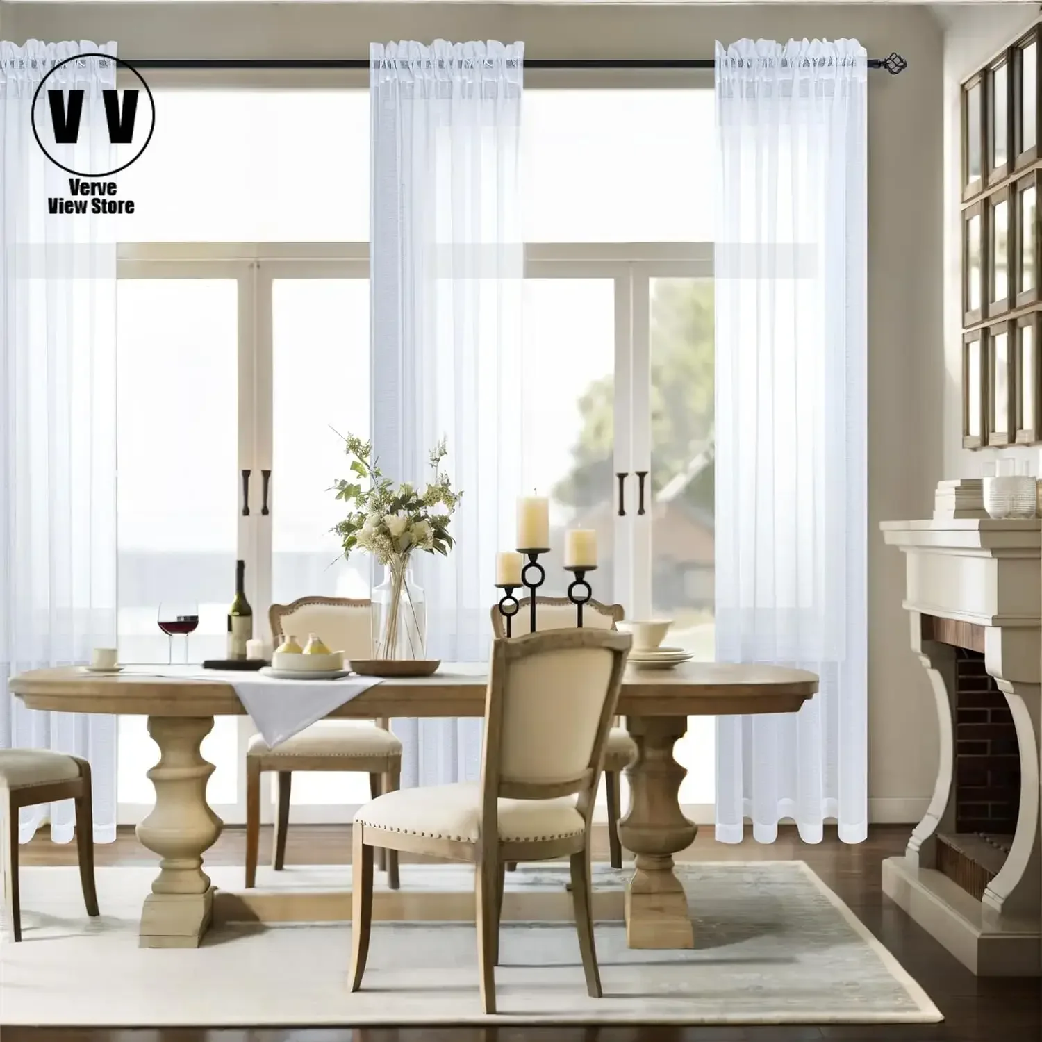 

Custom Made 310cm Height Curtain Tulle for Living Room Bedroom Curtains for the Room Kitchen Window Sheer Curtain