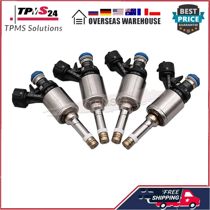 

Set of 4 Fuel Injectors GDI For Nissan 1.6L 2.0T 16600-4BB0A 166004BB0A 16600 4BB0A