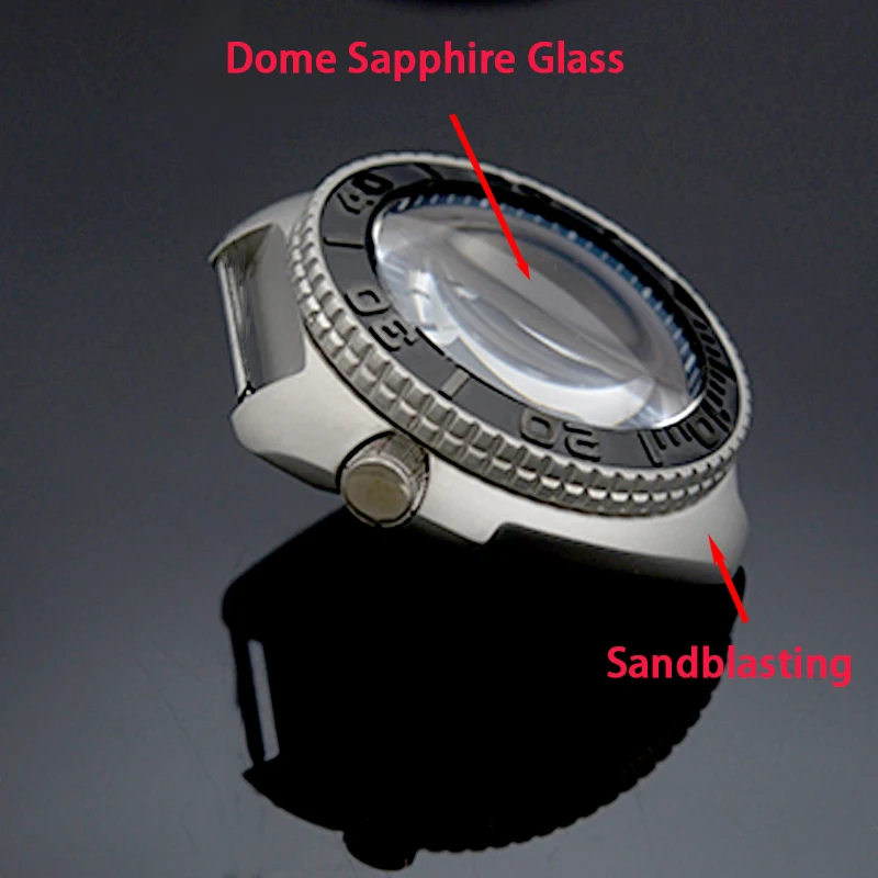 Mod 6105 6309 Turtle Abalone Dive Men's Watch Sandblasting Case Dome Sapphire Glass Fit Japan NH35 NH36A 7S 4R Movement 100m