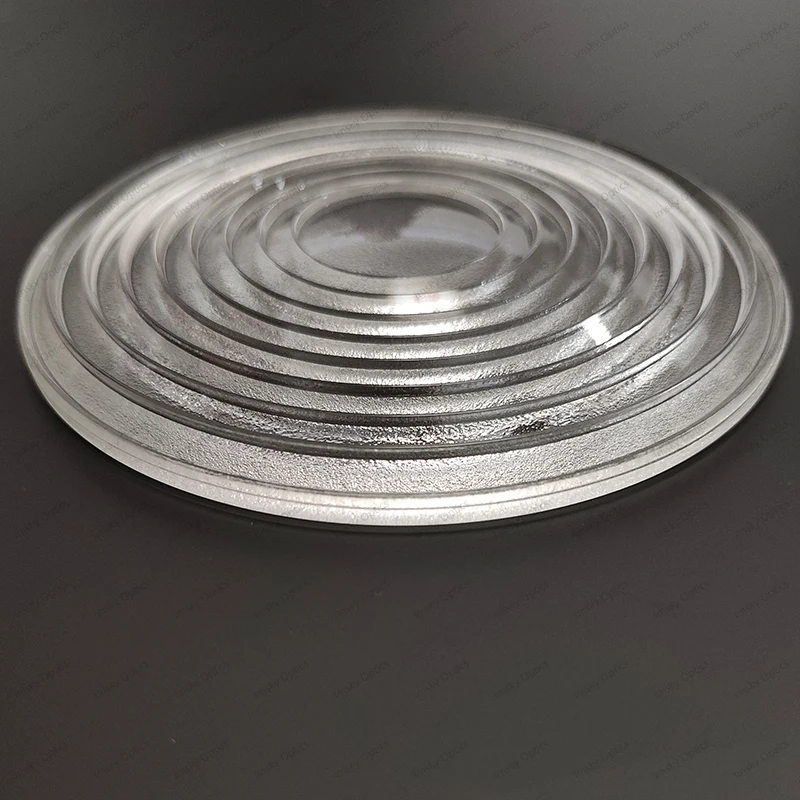 Diameter 50mm 80mm 110mm 112mm 120mm 130mm 150mm kaca Fresnel lensa tinggi borosilikat lampu sorot lensa