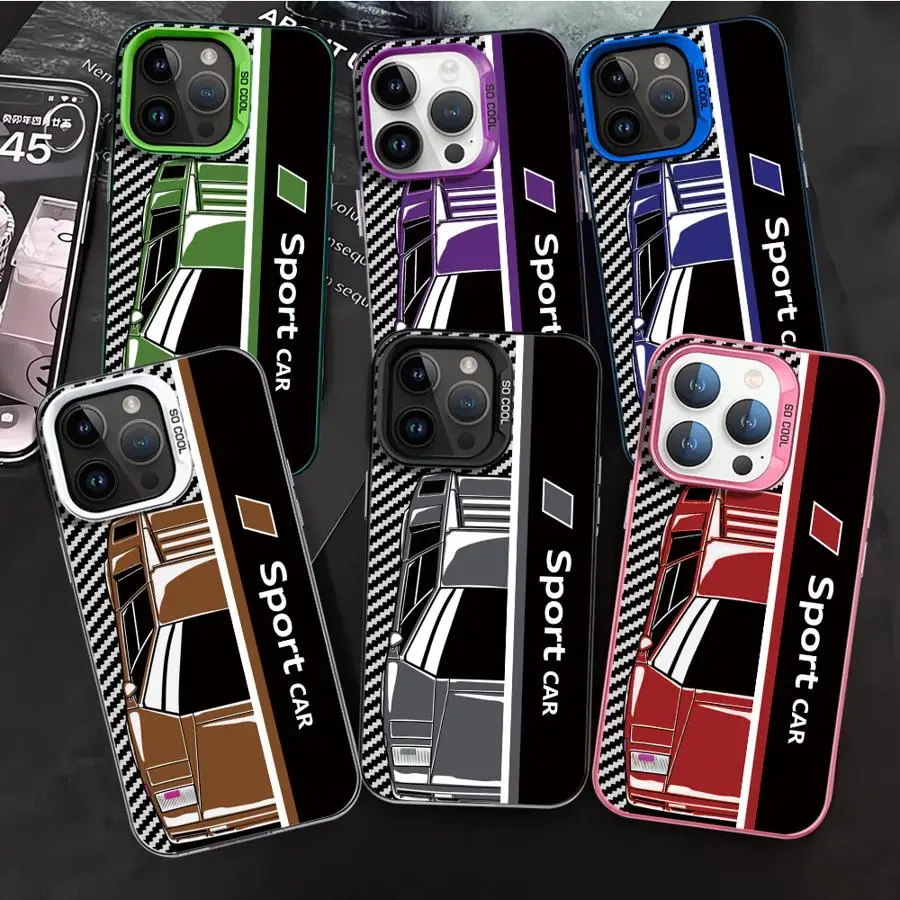 Cool Car Case for Samsung Galaxy A55 A12 A13 A22 A23 A24 A11 A14 A32 A33 A34 A54 A53 A35 A52 A15 Soft Cover