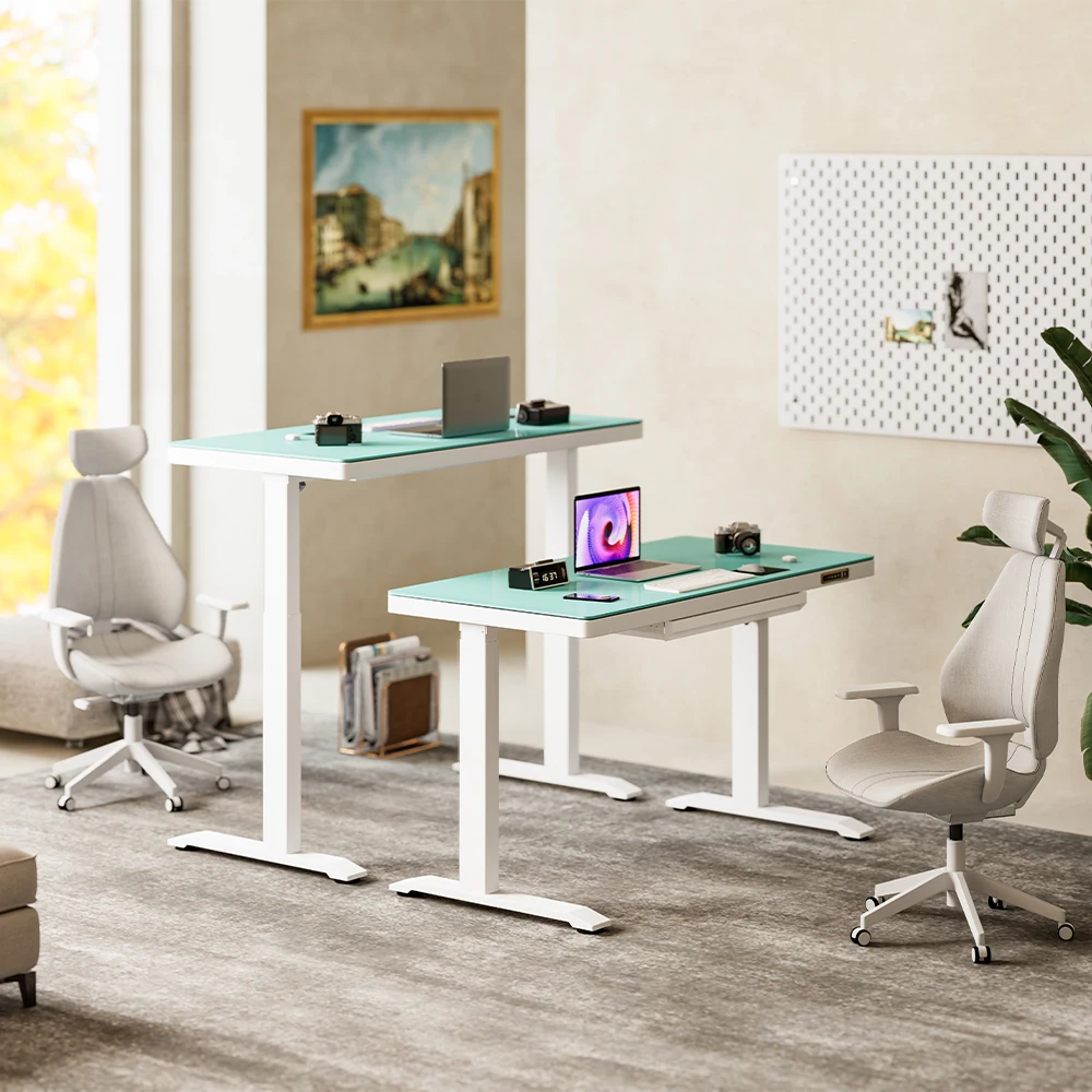 عرض خاص: مكتب منزلي أبيض قابل  - مراجعة Smart Home Office وسعره