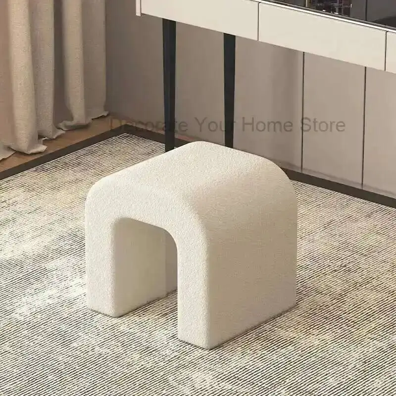 Taburete Nórdico Moderno para Pasillo, Baño, Jardín, Taburete de Jardín Europeo, Sillas para Sala de Estar, Conjuntos de Muebles de Jardín
