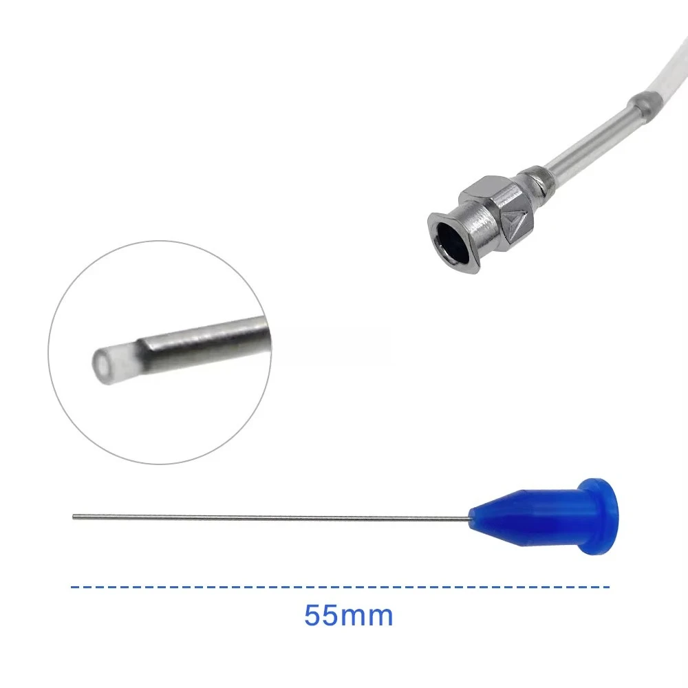 23G 25G Backflush Handle Ophthalmic Aspiration Flushing Eyelid Tools Titanium Ophthalmic