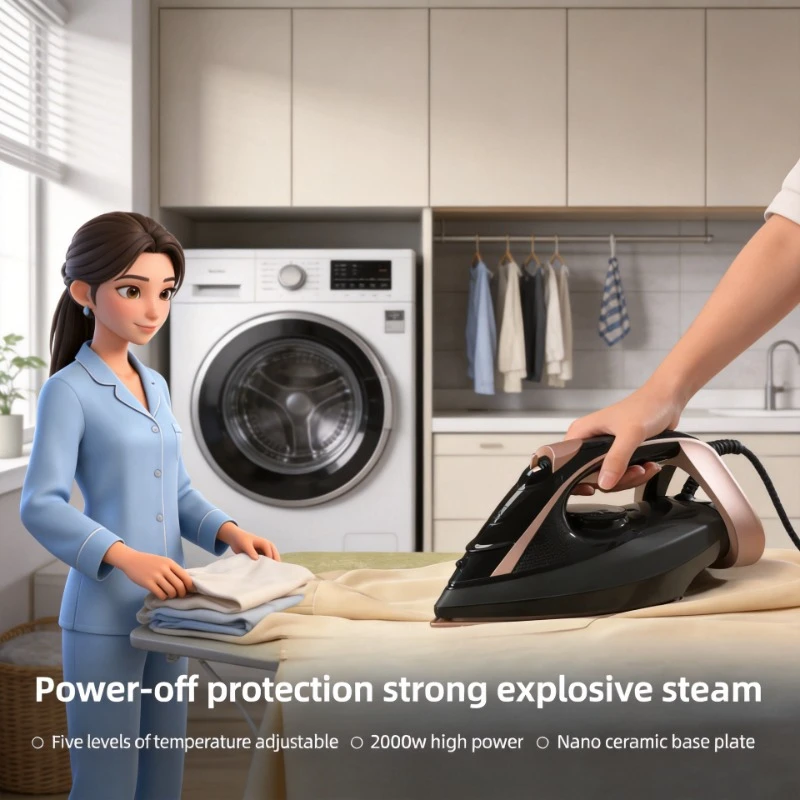 

Electric iron YSH 1380 household steam iron portable wet and dry 2000W Fast Heating Wrinkle Remover Home Travel