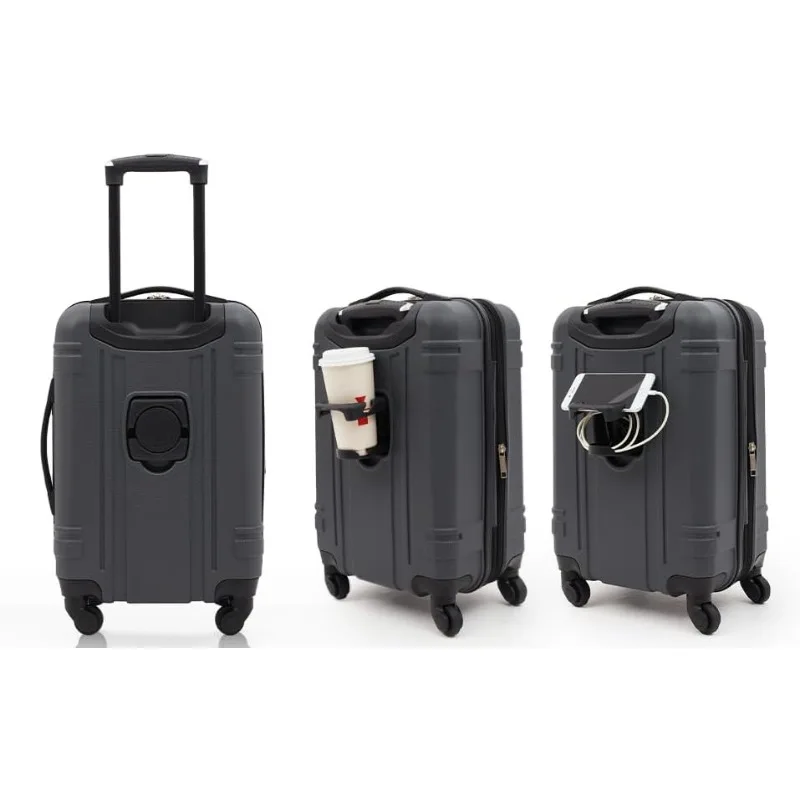 Astral Hardside-Gepäck, Dark Shadow, 20-Zoll-Handgepäck