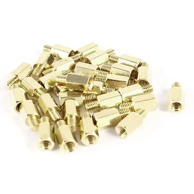 30Pcs or 100pcs +-2%pcs PC PCB Motherboard Brass Standoff Hexagonal Spacer M3x7+4mm