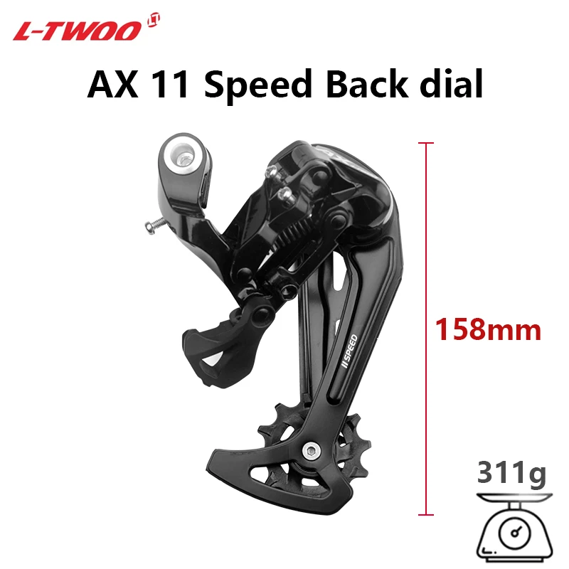 LTWOO 1x11 Speed AX11 MTB Bike Shifter Derailleurs With VG Chain Crankset Flywheel 42T 46T 50T 52T Cassette For HG 11V Groupset