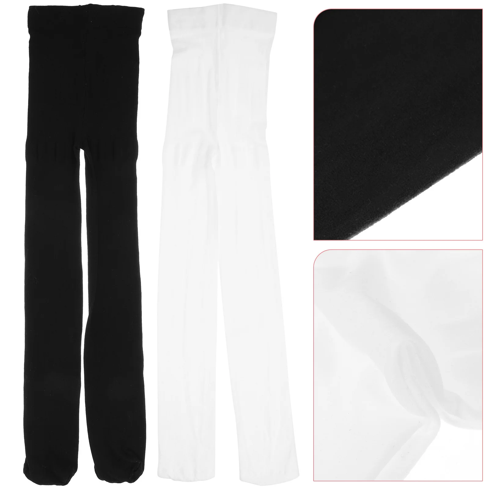 

2Pcs Girls Pantyhose Ballet Dancers Pantyhose Toddler Girls Tights Comfortable Breathable Performance Children Tights