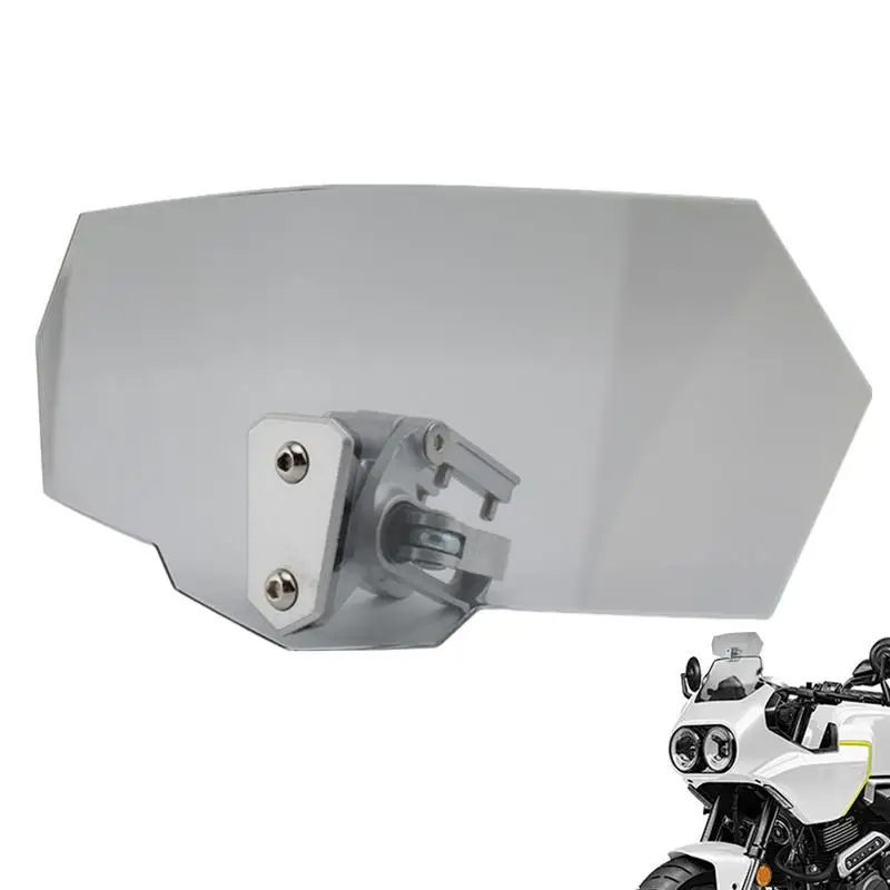 el parabrisas elevado modificado universal de la motocicleta instó la pantalla de viento del motor de la extensión del parabrisas de la moto aumentada