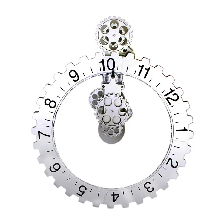 Vintage Gear Clock Craft Clock Art Big Hanging Teeth Personalized Wall Hanging Clock