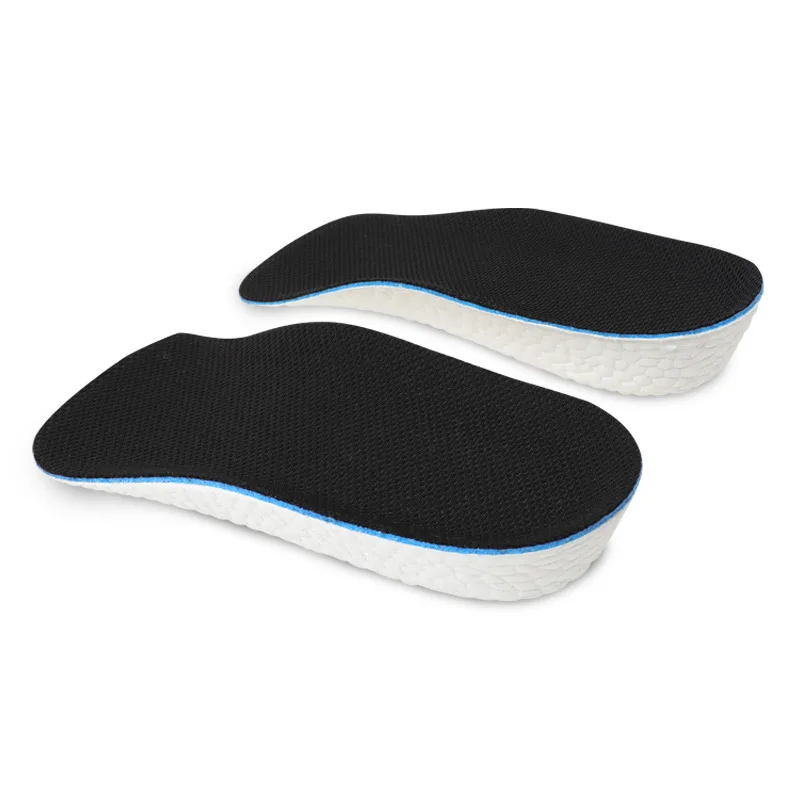 1 Pair Increase Height Insoles Light Weight Soft Elastic Arc