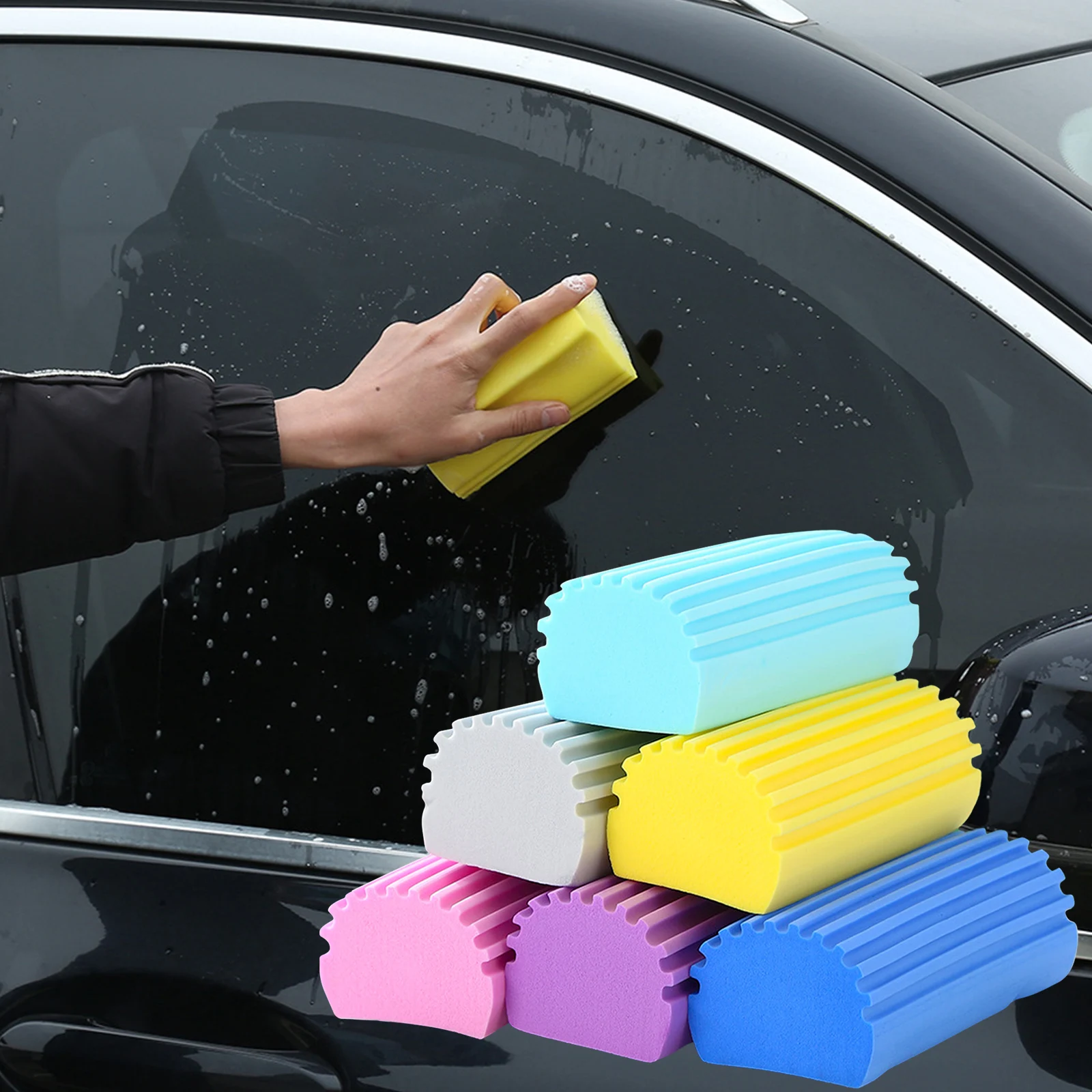 

New Multi-Function Strong Absorbent PVA Sponge Car Household Cleaning Sponge Household Cleaning Sponge Accessories