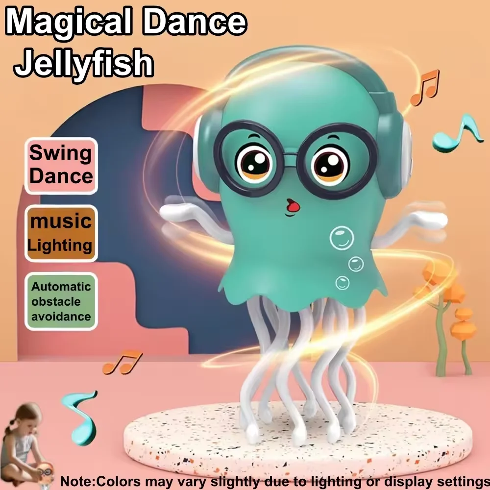 Dancing Octopus Toy Interactive Electric Octopus Walking Dancing Toys with Music & Lights Electronic Pet Toys for Kids Toddlers