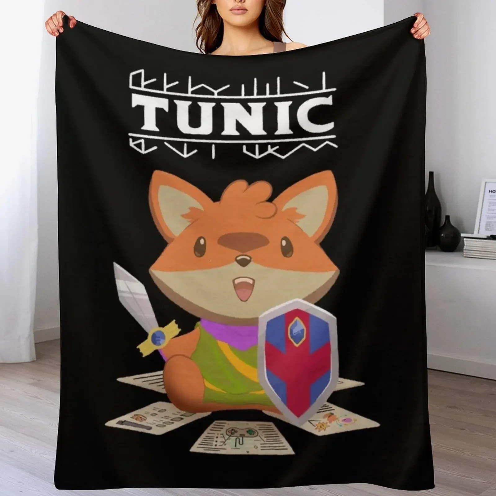 

Tunic Throw Blanket Cozy Throw Blanket Birthday Gift for Him Her