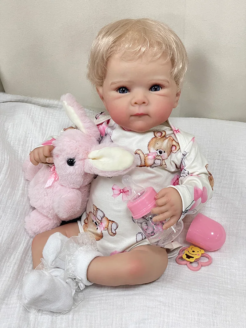 Cokela 50CM nouveau-né reborn poupée sexy réaliste doux au toucher câlin bébé plusieurs couches peinture peau 3D avec veines visibles