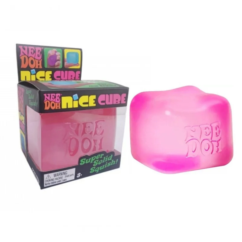 NeeDoh Nice Cube Sensorisches Quetschspielzeug mit Superfestem Squish zur Stresslinderung und Angstbewältigung