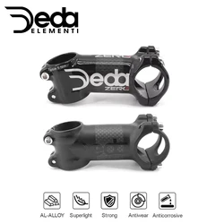 Deda Zero2 Gloss White/Matte Black Alloy+Carbon Road/MTB Bike Stem 6/17 Degree Bicycle handlebar Part