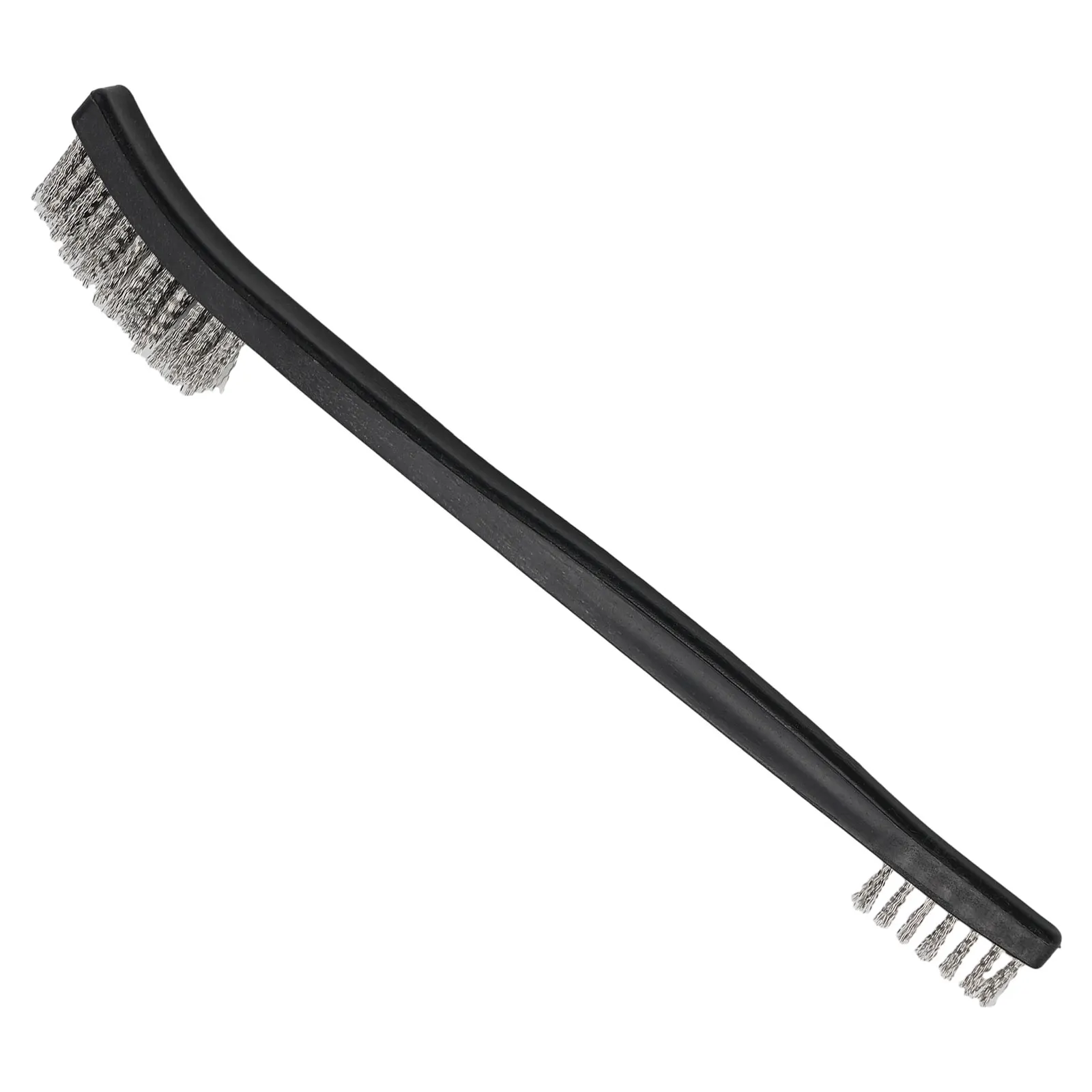 Double Head Stainless Steel Brush Brass Nylon Cleaning Brush Metal Rust Remover Burring Polishing   Tool