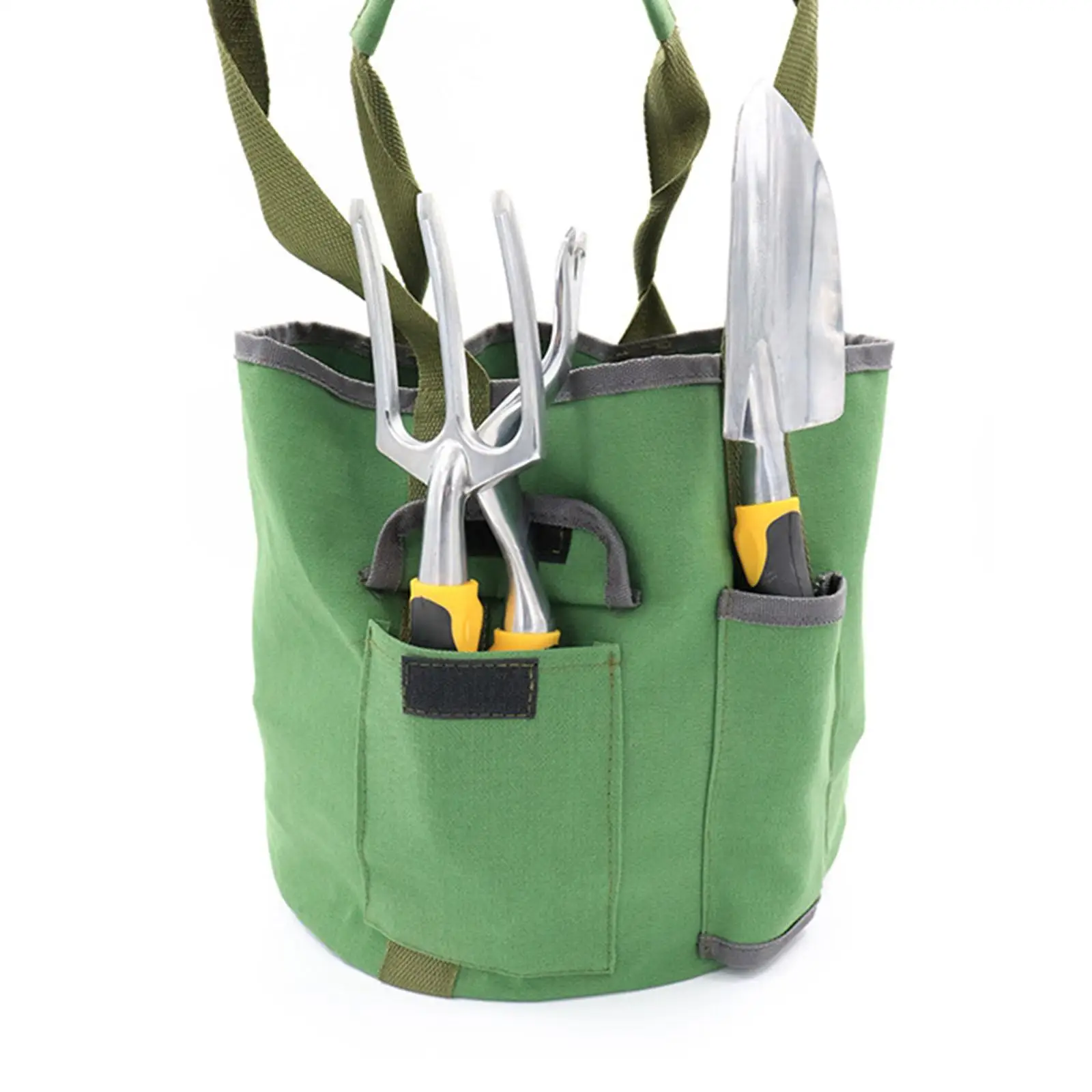 Garden Tool Bag Multifunctional for Outdoor Picnic Camping with Pockets Gardening Tool Bag Storage Bucket Gardening Storage Tote