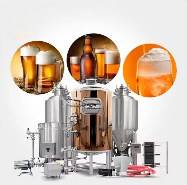 Custom Pilot Brewing System Nano Brewery Beer Brewing Equipment 100L 200L 300L Beer Making Machine