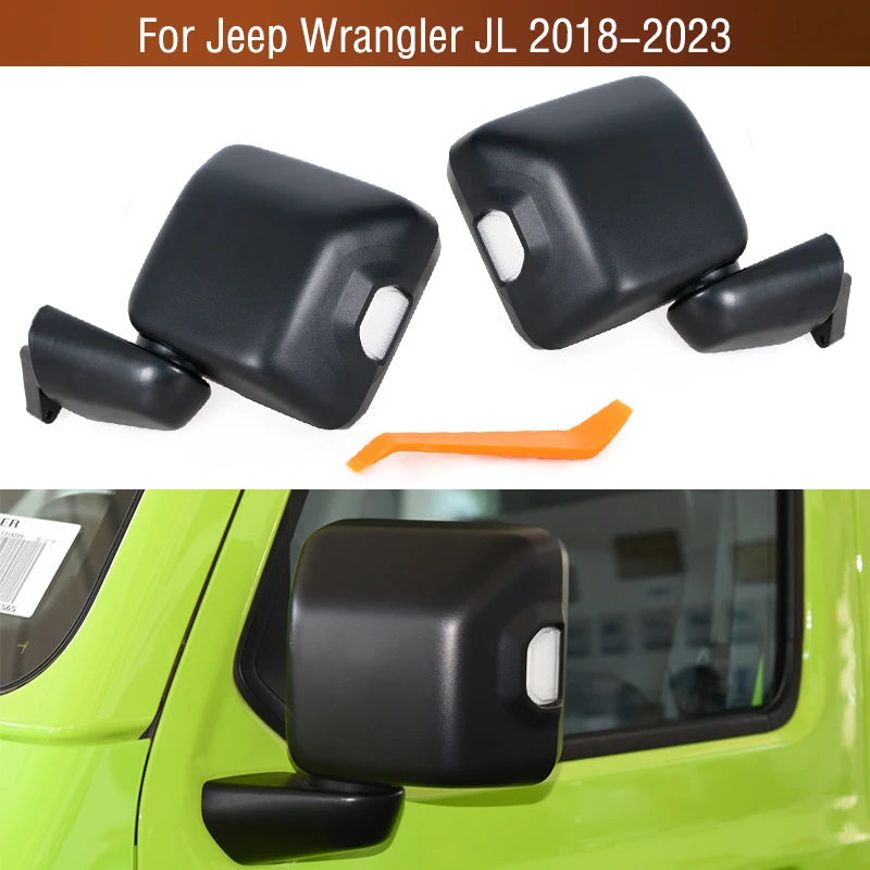 

Manual Folding Side Mirror Assembly Assy Rearview Mirror Cover Frame Glass For Jeep Wrangler JL 2018 2019 2020 2021 2022 2023