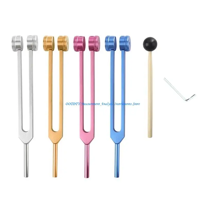 

367D Tuning Fork Set 256Hz Body Tuning Forks for Healing Aluminum Alloy Wrench