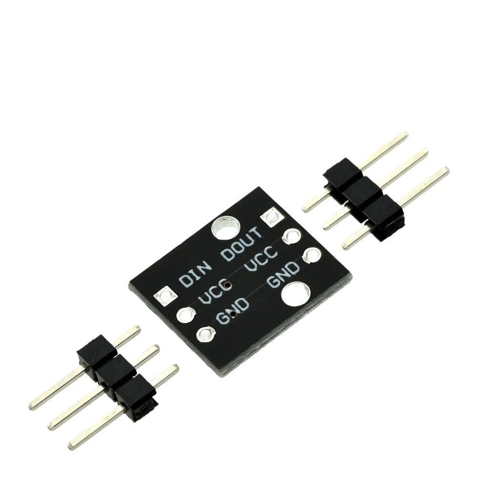 1-10pcs bloco de construção eletrônico um RBG 1Bit baixa potência longa vida WS2812B serial 5050 módulo LED colorido