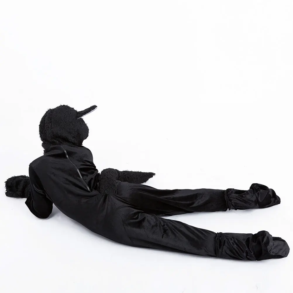 Crianças gato traje tamanho xl 86cm peito 82cm cintura 122cm comprimento halloween masquerade carnaval cosplay roupas lavável reutilizável papel